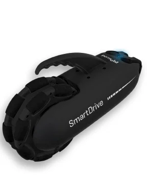 Standalone SmartDrive MX2+ rear-mounted wheelchair power-assist unit